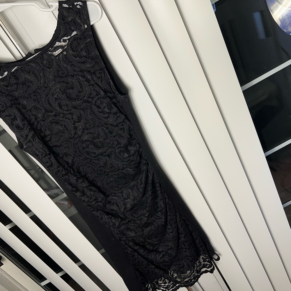 VELVET women’s Black‎ Lace mini Dress size S night party night - Picture 5 of 8
